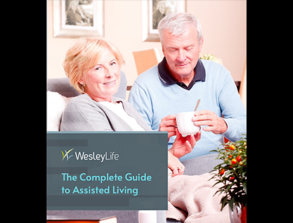 E-book-cover-of-The-Complete-Guide-to-Assisted-Living-by-WesleyLife-1