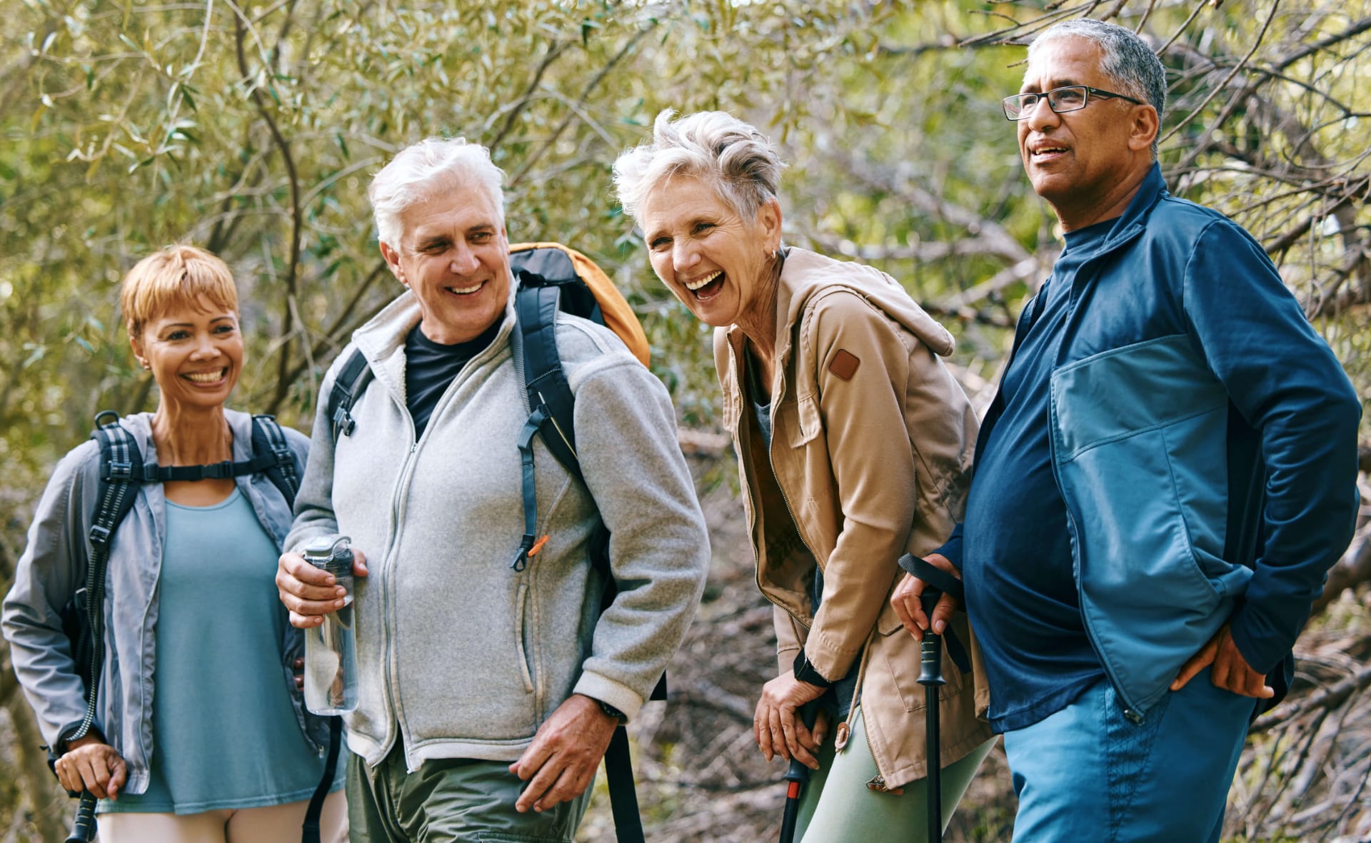 Seniors Hiking